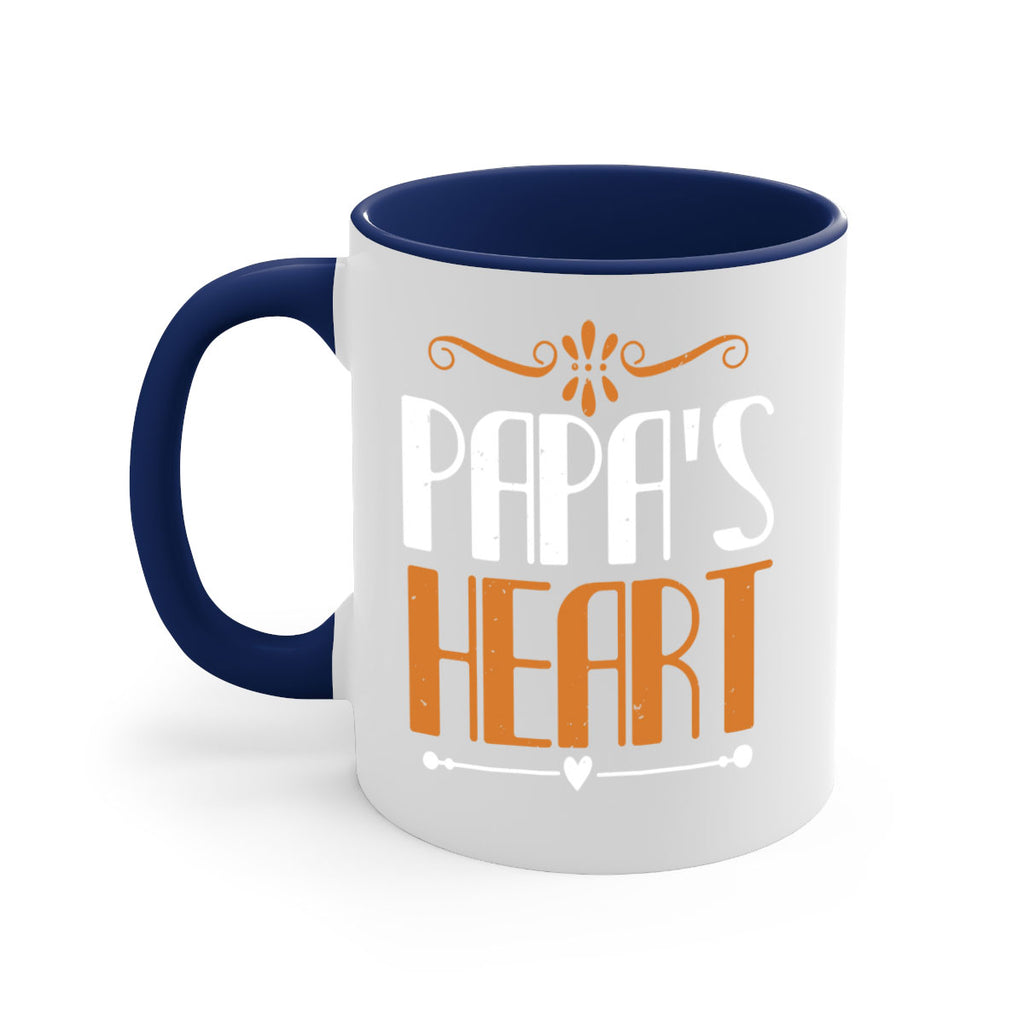 papas heart 13#- grandpa-Mug / Coffee Cup