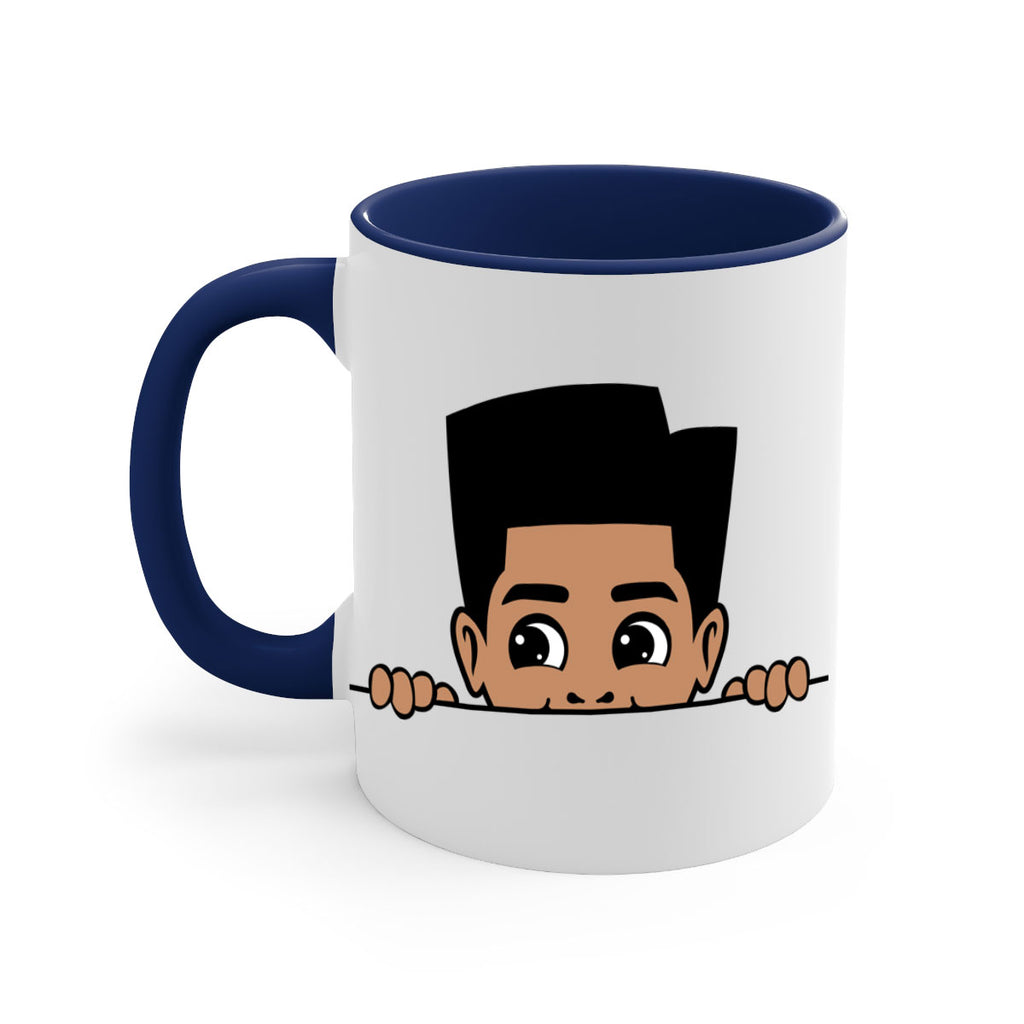 peekaboo boy 18#- Black men - Boys-Mug / Coffee Cup