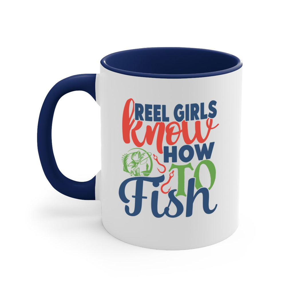reel girls know how to fish 197#- fishing-Mug / Coffee Cup