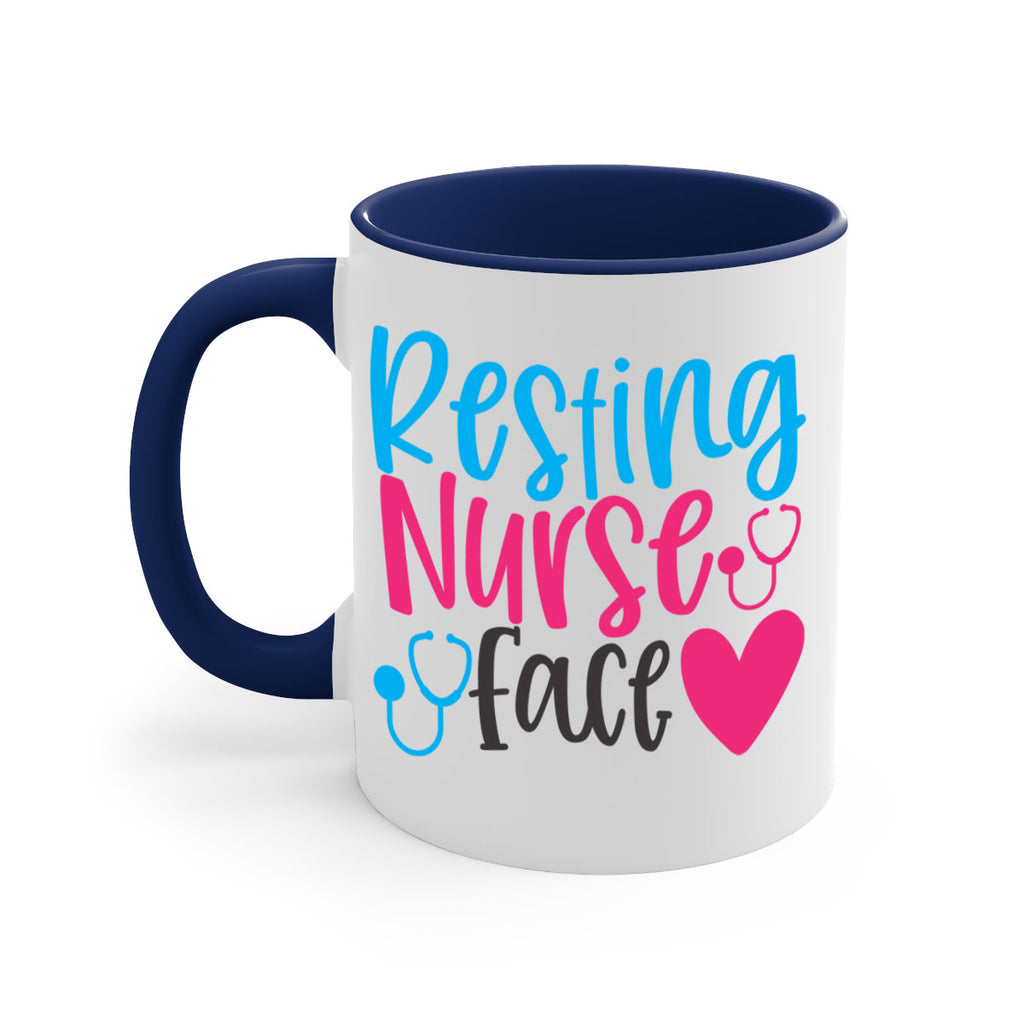 resting nurse face Style 355#- nurse-Mug / Coffee Cup