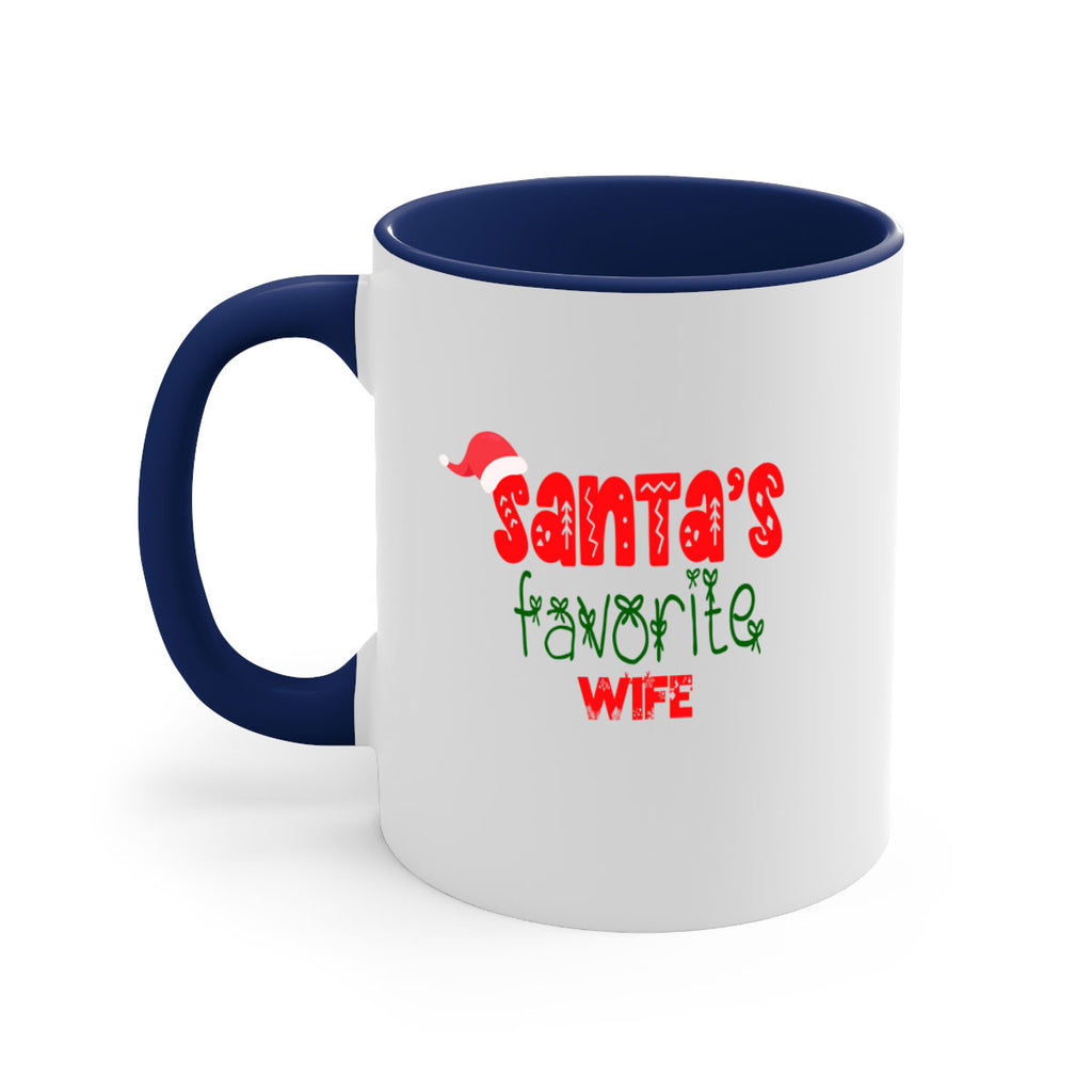 santas favorite wife style 1156#- christmas-Mug / Coffee Cup