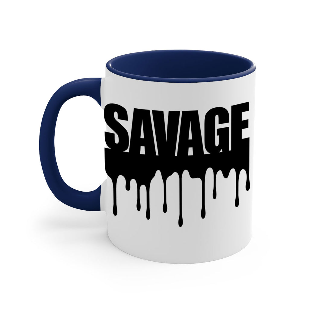 savage drip 41#- black words - phrases-Mug / Coffee Cup