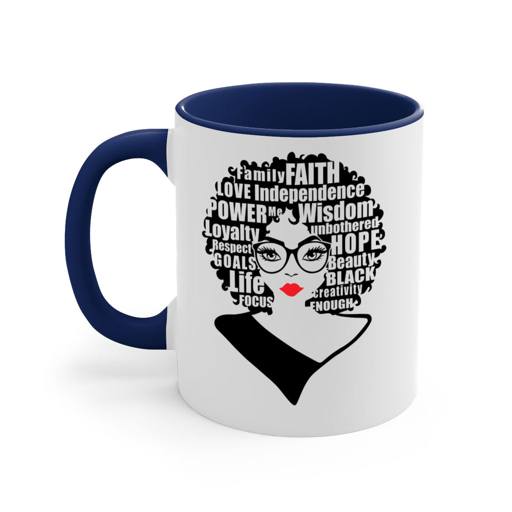 she is unique 16#- Black women - Girls-Mug / Coffee Cup