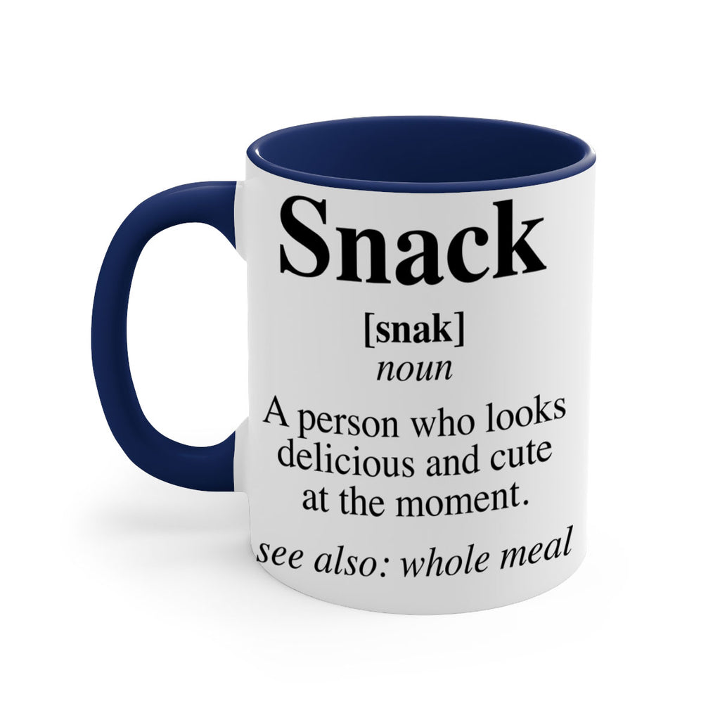 snack definition 29#- black words - phrases-Mug / Coffee Cup