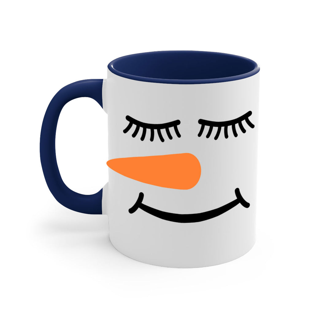 snowman face #- christmas-Mug / Coffee Cup