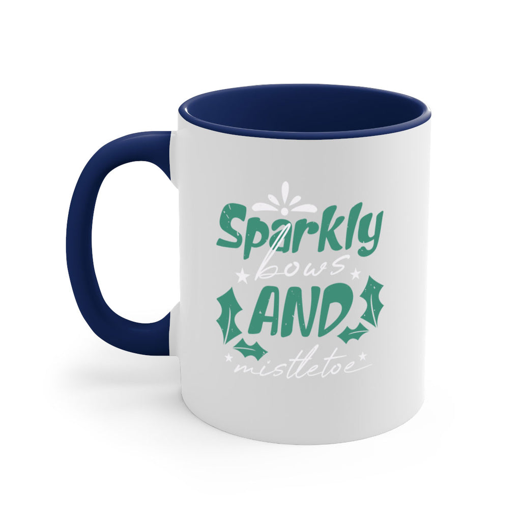 sparkly bows and mistletoe 357#- christmas-Mug / Coffee Cup