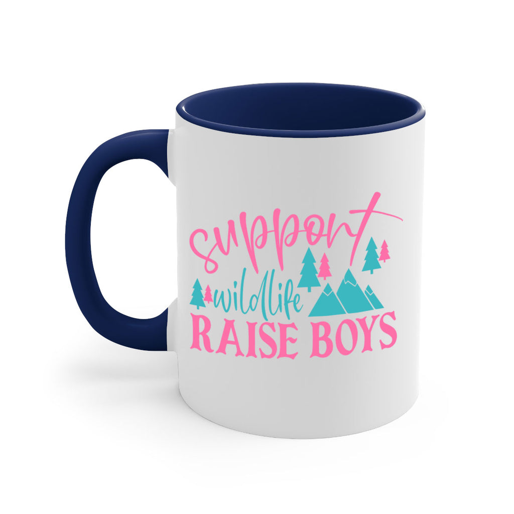 support wildlife raise boys 300#- mom-Mug / Coffee Cup