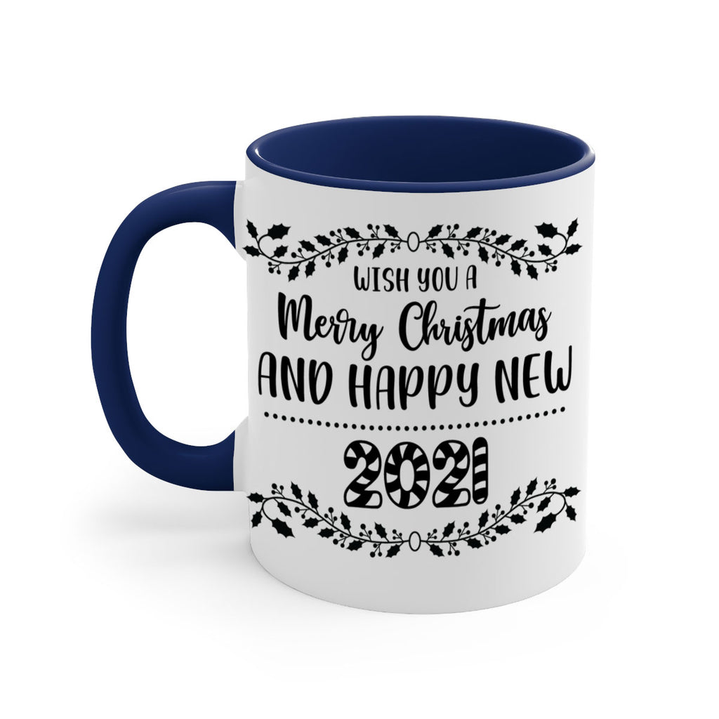 wish you a merry christmas and happy new year style 1242#- christmas-Mug / Coffee Cup