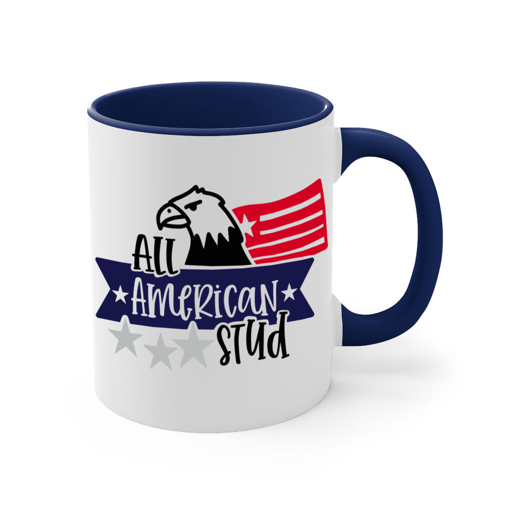 All American Stud Style 142#- 4th Of July-Mug / Coffee Cup