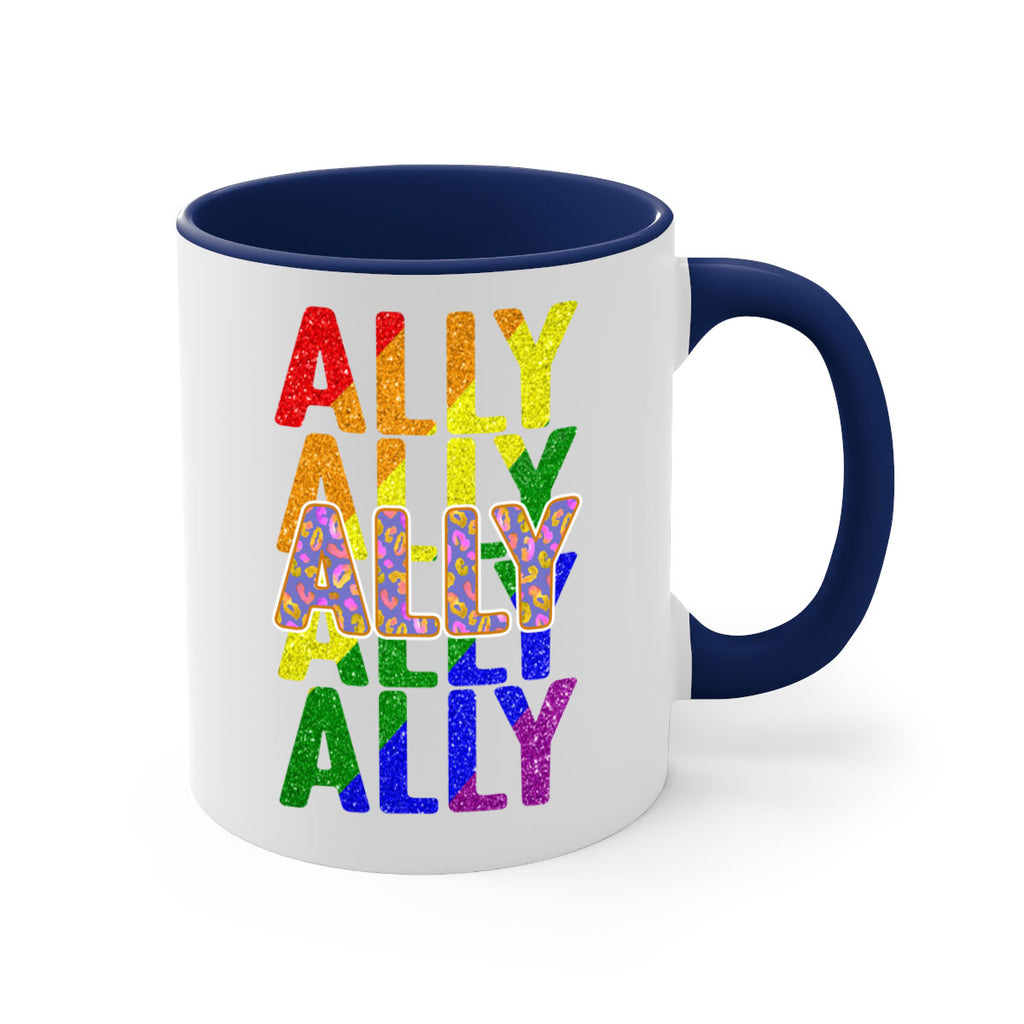 Ally Lgbt Pride Rainbow Flag Ally Png 22#- lgbt-Mug / Coffee Cup