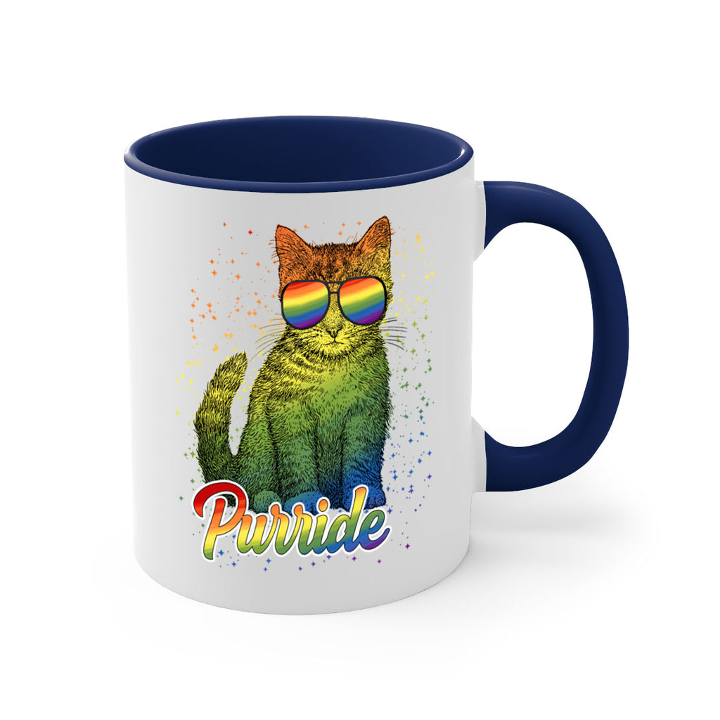 Cat Purride Lgbt Flag  Png 57#- lgbt-Mug / Coffee Cup