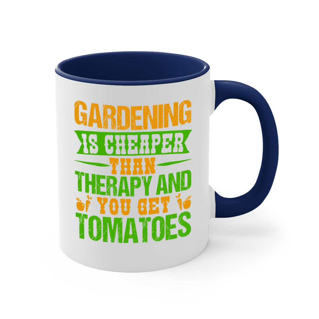 Gardening is cheaper than therapy 63#- Farm and garden-Mug / Coffee Cup