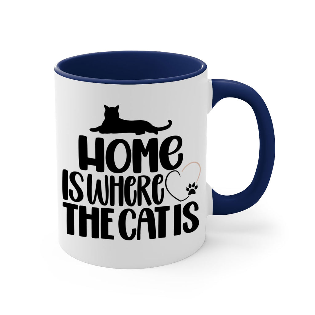 Home Is Where The Cat is Style 93#- cat-Mug / Coffee Cup