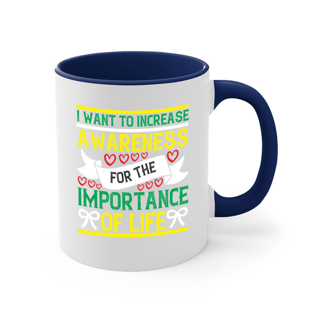 I want to increase awareness for the importance of life Style 44#- Self awareness-Mug / Coffee Cup