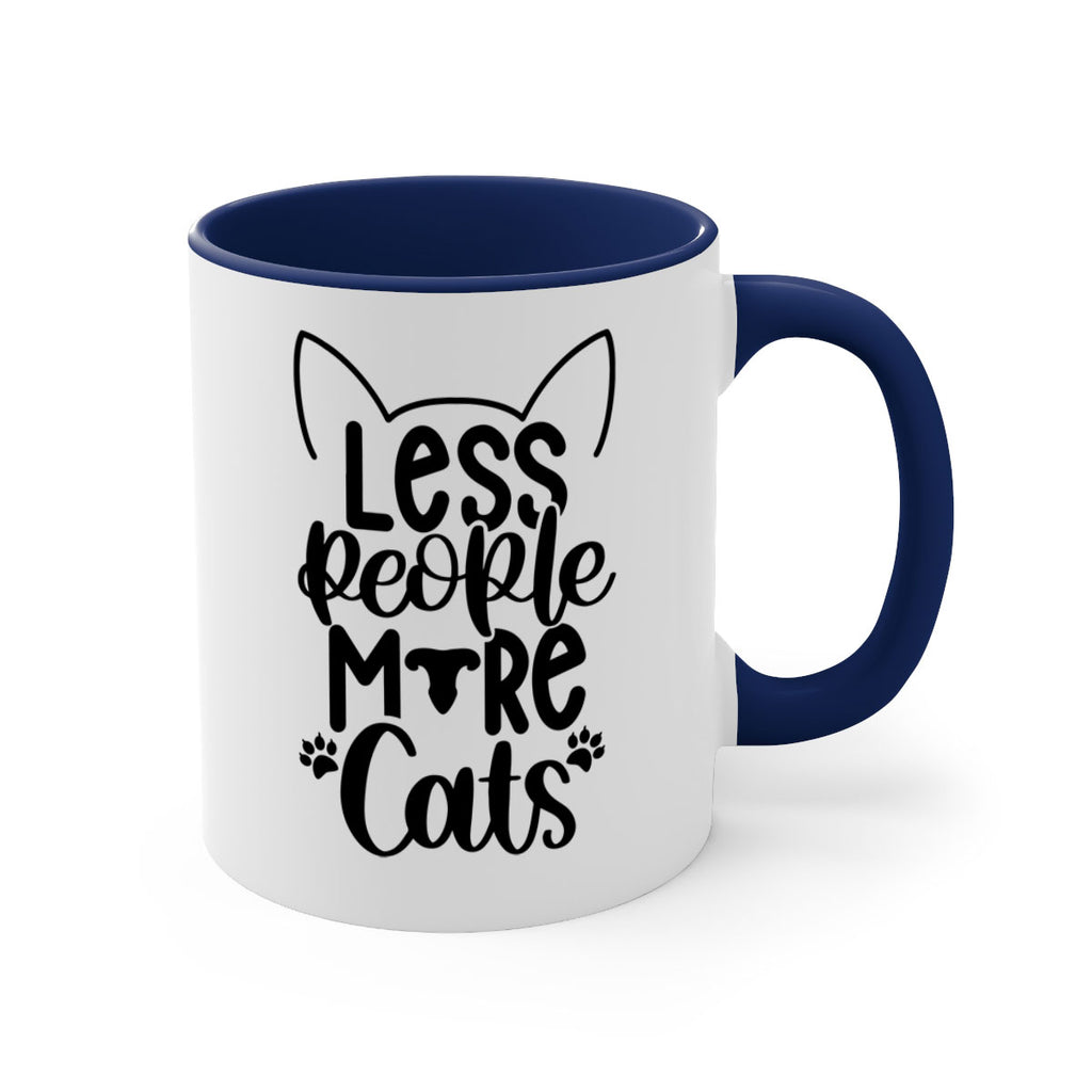 Less People More Cats Style 97#- cat-Mug / Coffee Cup