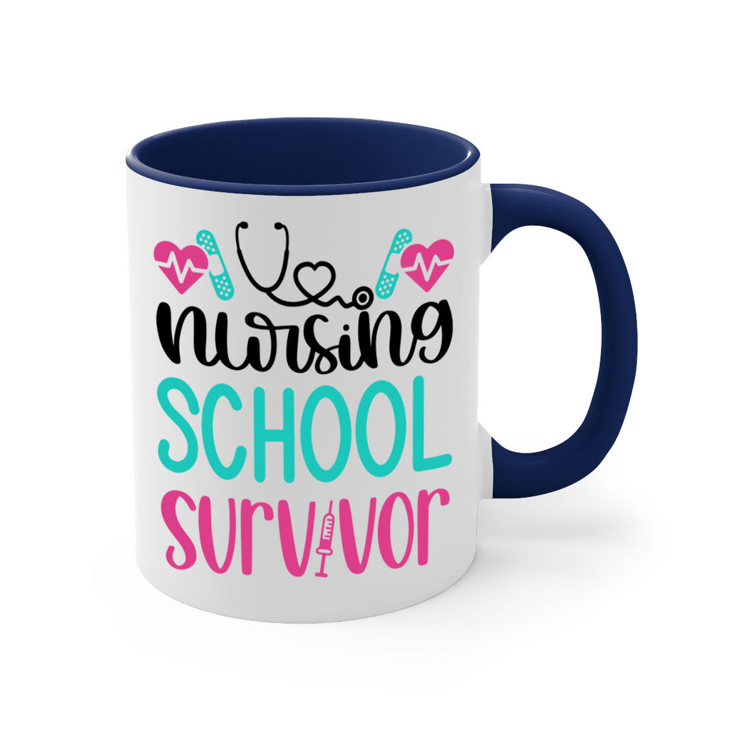 Nursing School Survivor Style Style 63#- nurse-Mug / Coffee Cup
