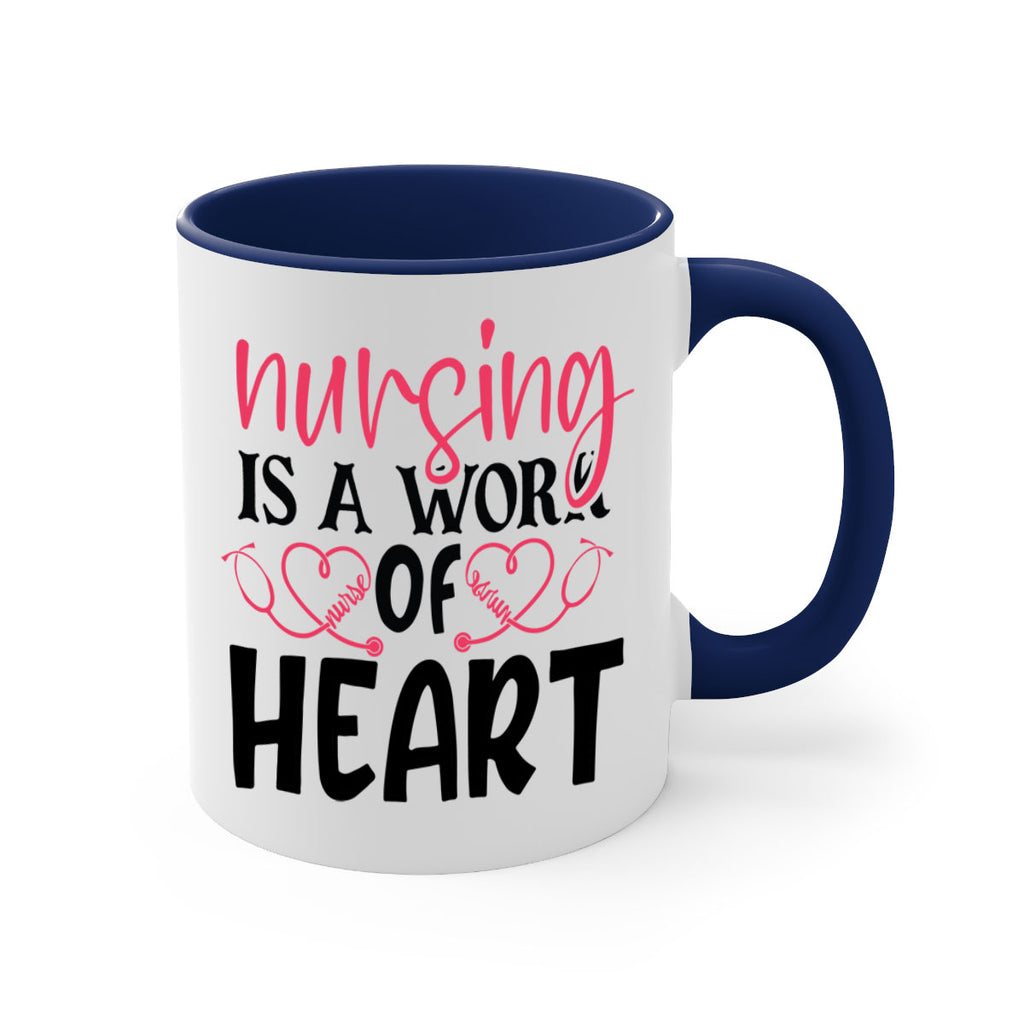 Nursing is a work of heart Style Style 70#- nurse-Mug / Coffee Cup