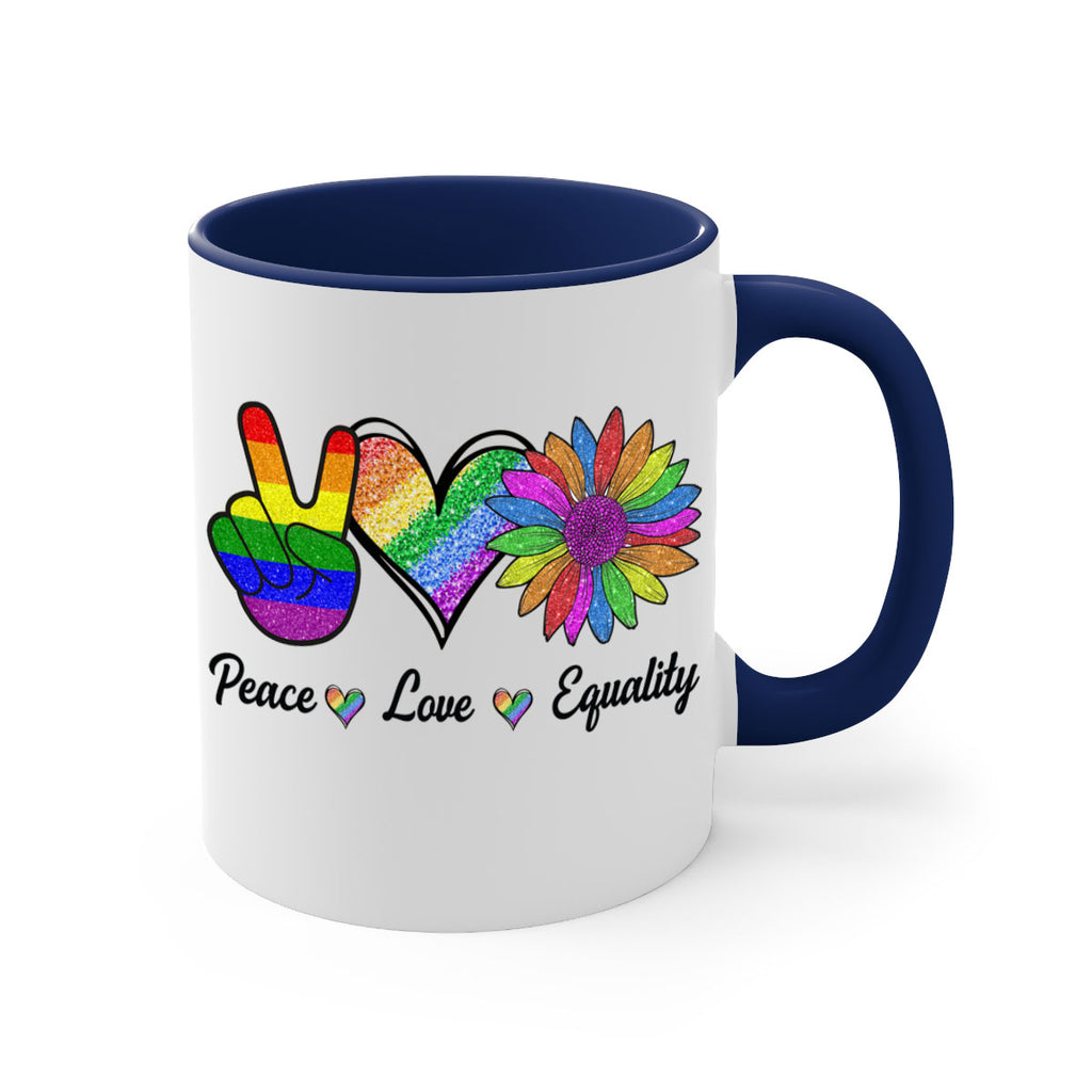 Peace Love Equality Lgbt Pride Design 40#- lgbt-Mug / Coffee Cup