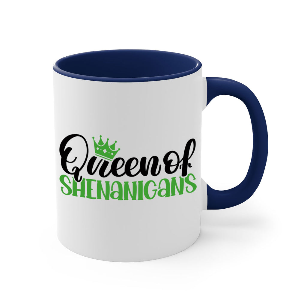Queen Of Shenanigans Style 36#- St Patricks Day-Mug / Coffee Cup