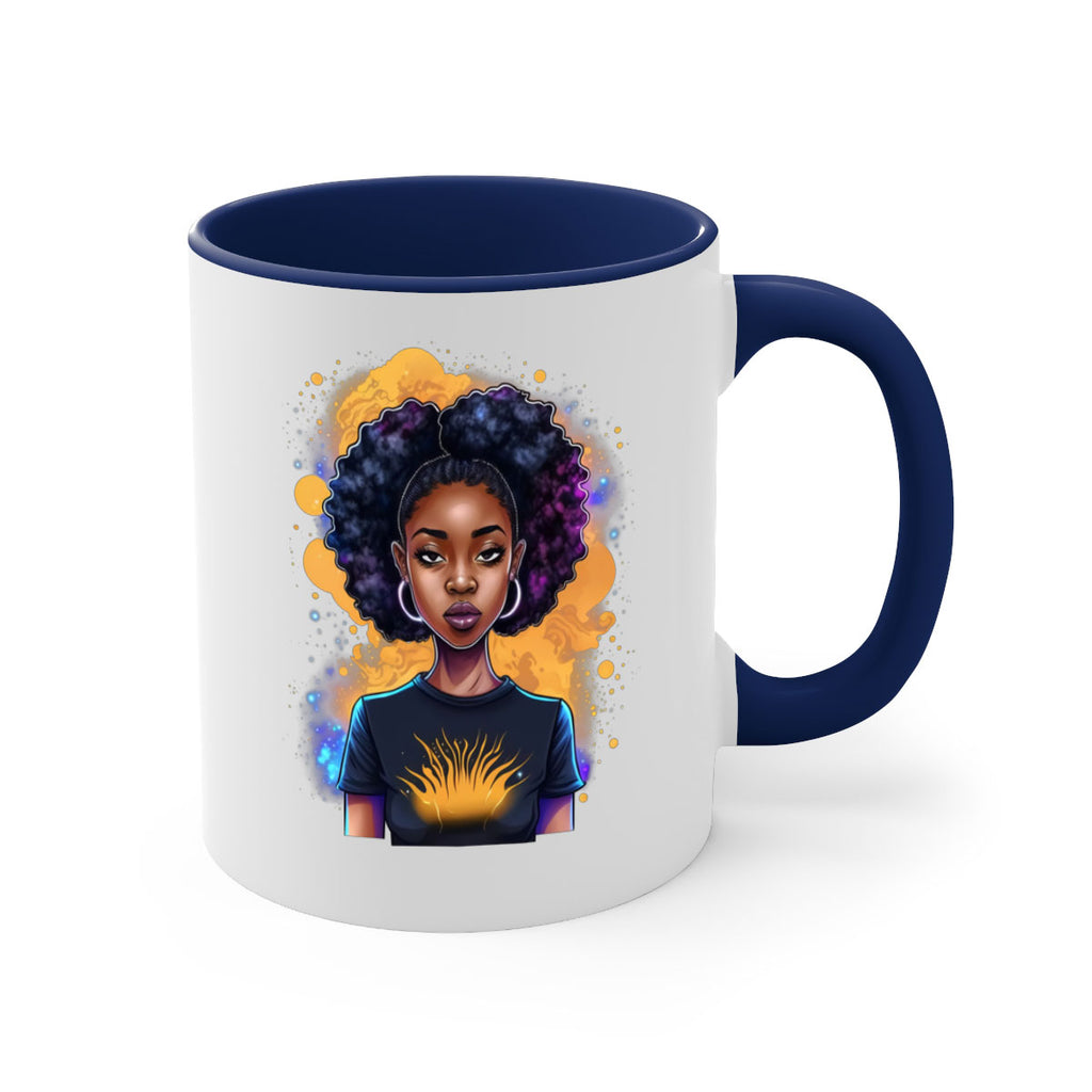 Sparkling Black Girl Design 15#- Black women - Girls-Mug / Coffee Cup