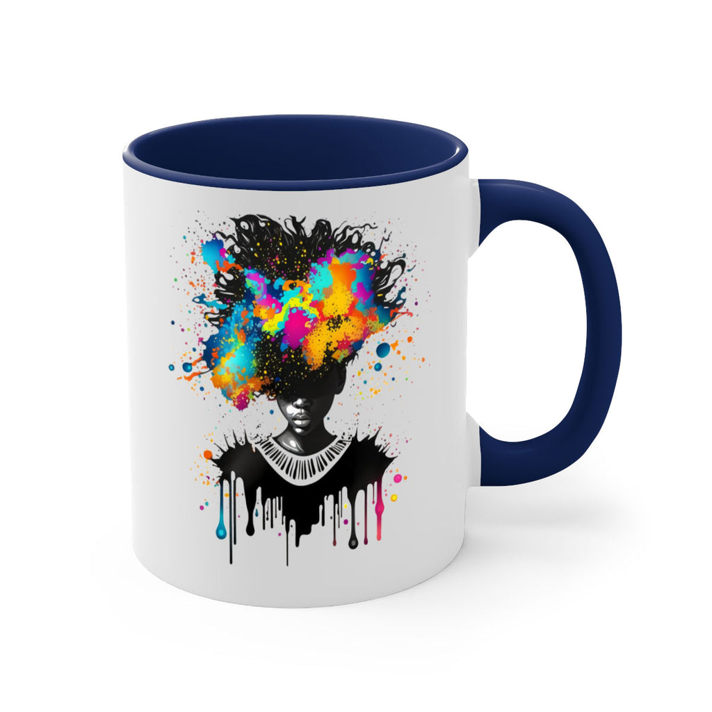 Sparkling Black Girl Design 16#- Black women - Girls-Mug / Coffee Cup