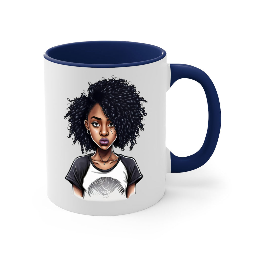 Sparkling Black Girl Design 18#- Black women - Girls-Mug / Coffee Cup