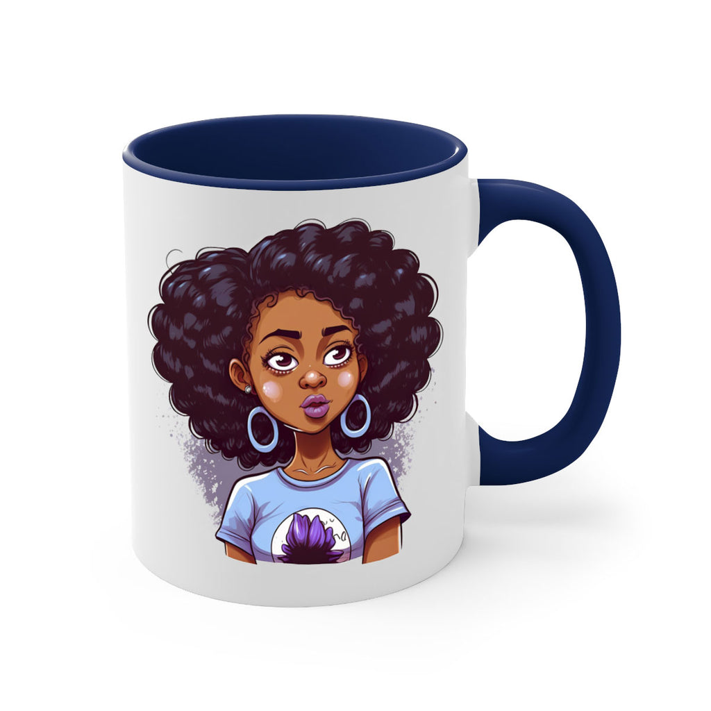 Sparkling Black Girl Design 20#- Black women - Girls-Mug / Coffee Cup