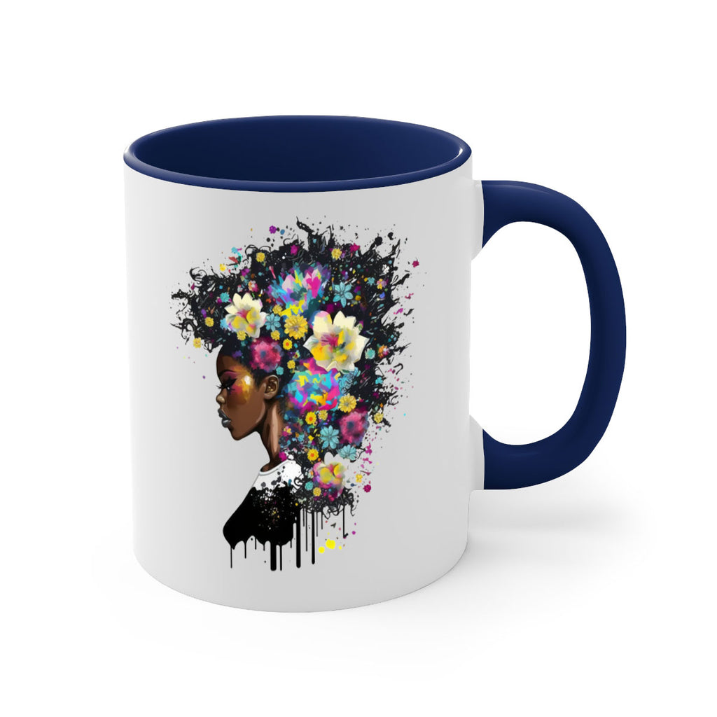 Sparkling Black Girl Design 2#- Black women - Girls-Mug / Coffee Cup