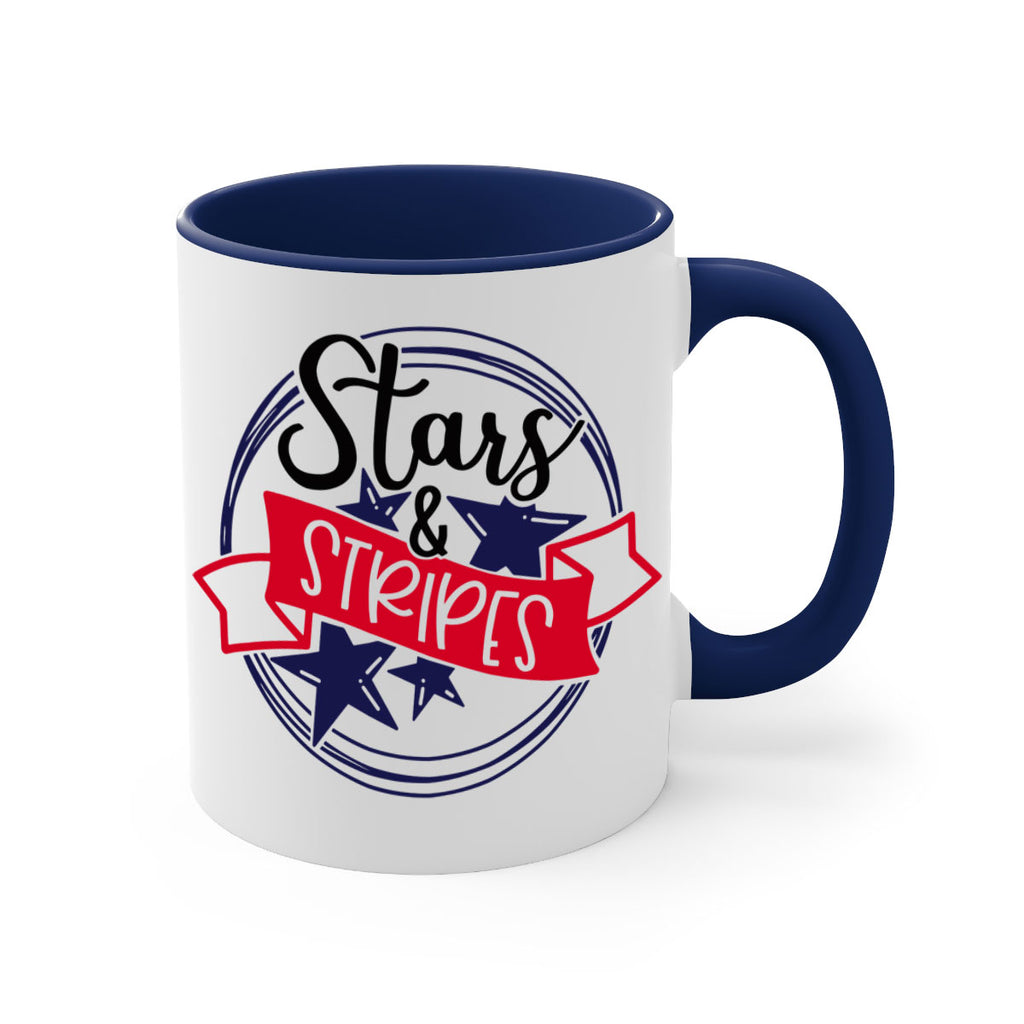 Stars StripeS Style 174#- 4th Of July-Mug / Coffee Cup