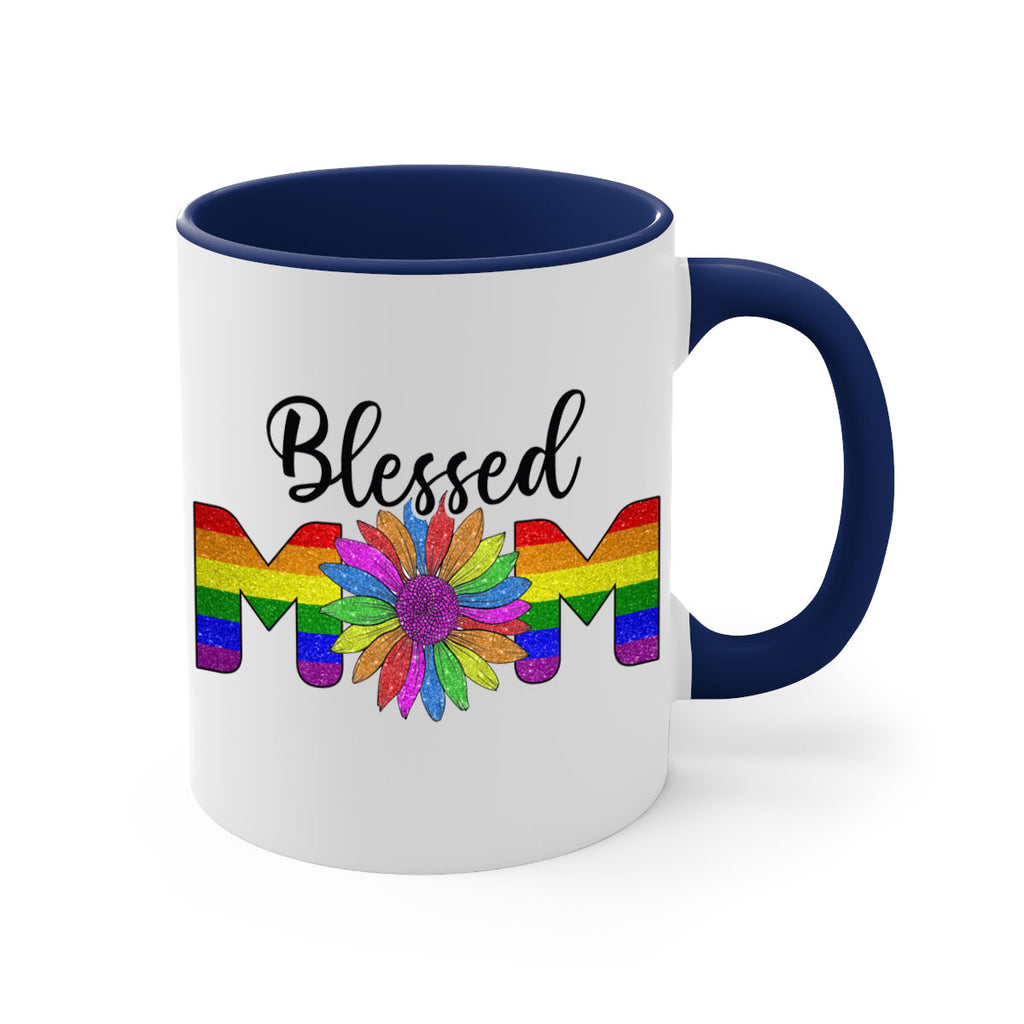 Sunflower Lgbt Blessed Mom  51#- lgbt-Mug / Coffee Cup