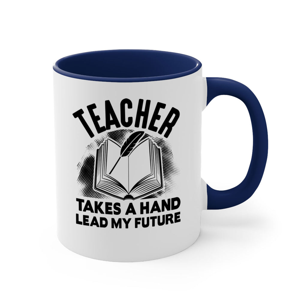 Teacher take a hand Style 202#- teacher-Mug / Coffee Cup