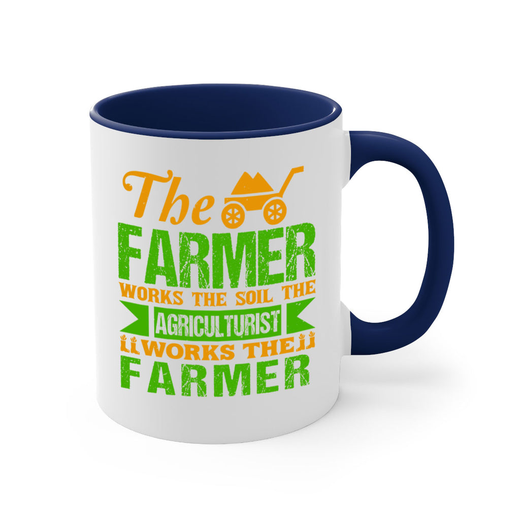 The farmers work the soil 33#- Farm and garden-Mug / Coffee Cup