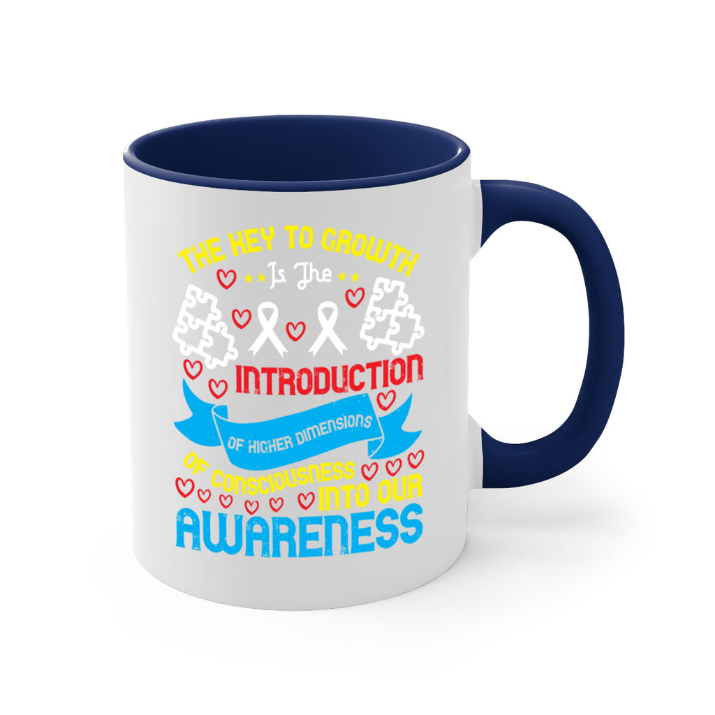 The key to growth is the introduction of higher dimensions Style 20#- Self awareness-Mug / Coffee Cup