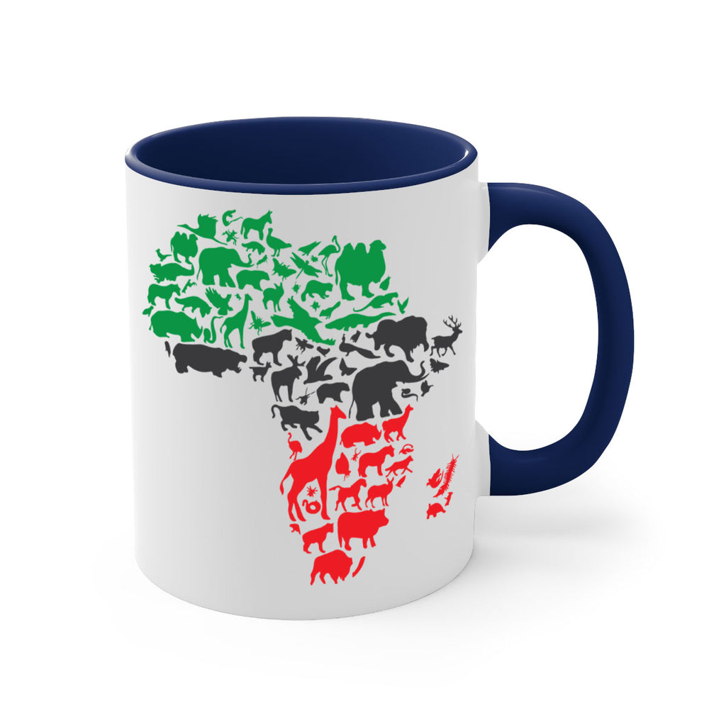 africa animals color 278#- black words - phrases-Mug / Coffee Cup