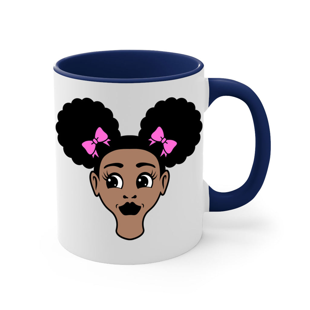 afro puffs girl 74#- Black women - Girls-Mug / Coffee Cup
