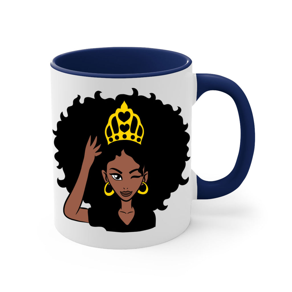 afro queen crown 72#- Black women - Girls-Mug / Coffee Cup