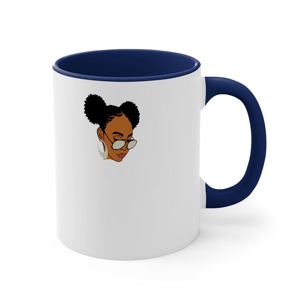black afro 41#- Black women - Girls-Mug / Coffee Cup
