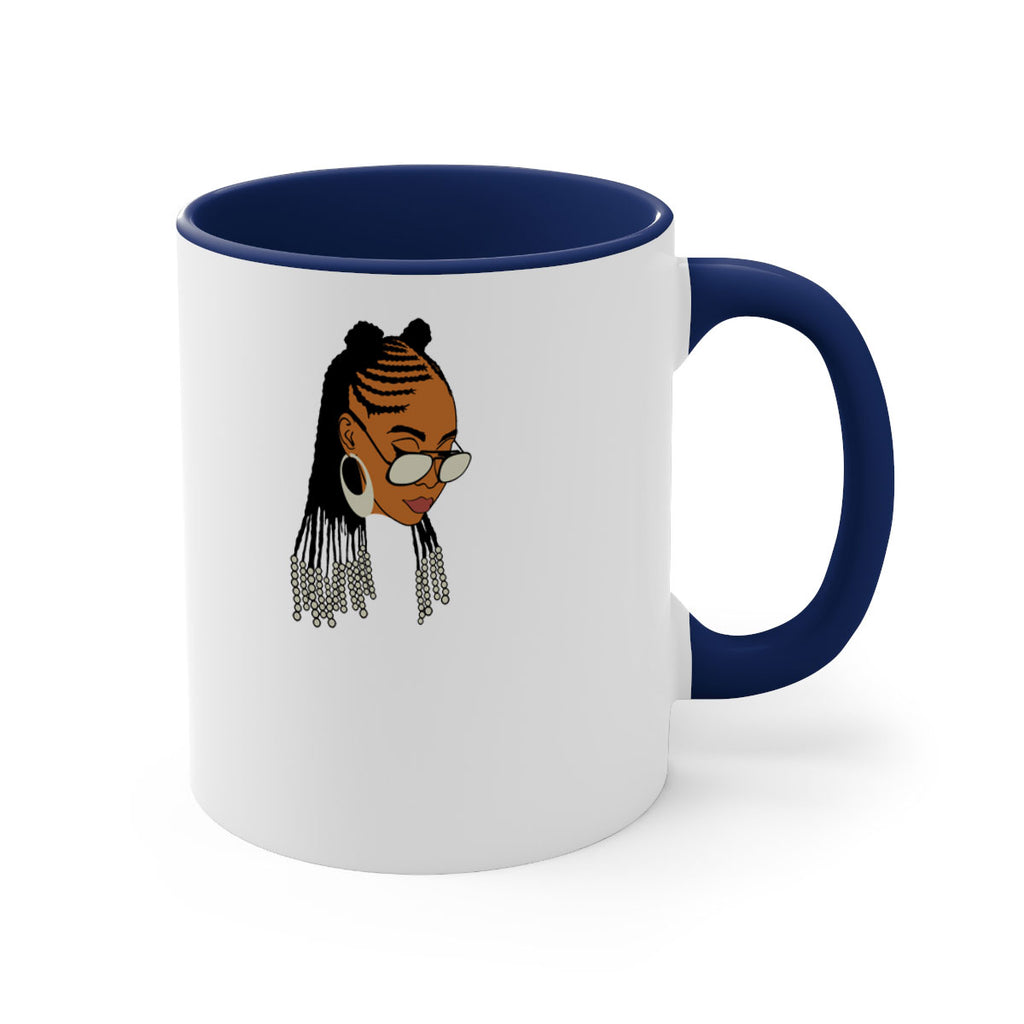 black afro 43#- Black women - Girls-Mug / Coffee Cup