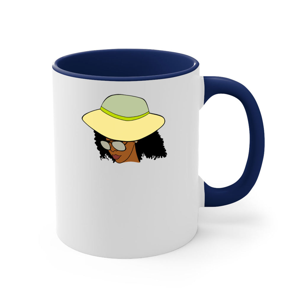 black afro 45#- Black women - Girls-Mug / Coffee Cup