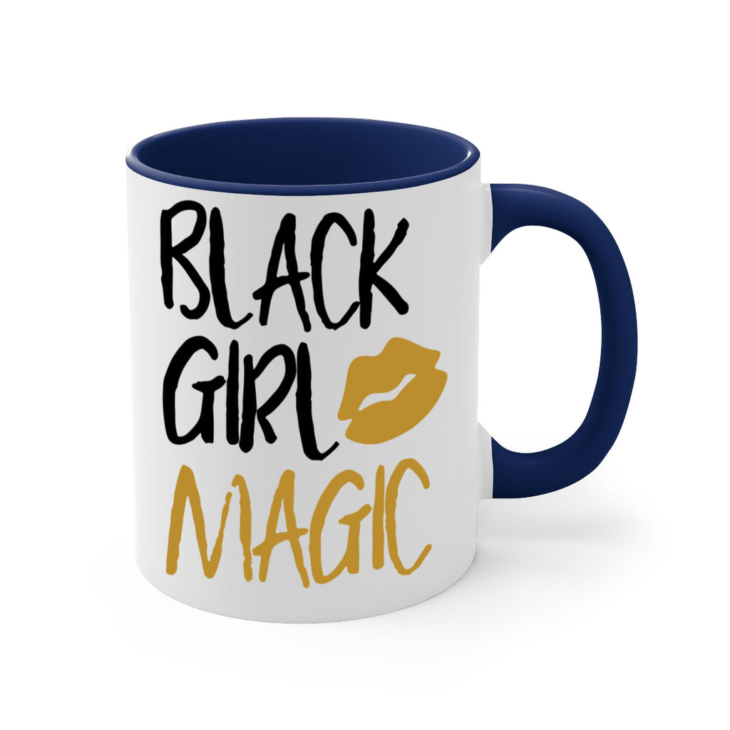 black girl magic lips cocoandbanana 245#- black words - phrases-Mug / Coffee Cup