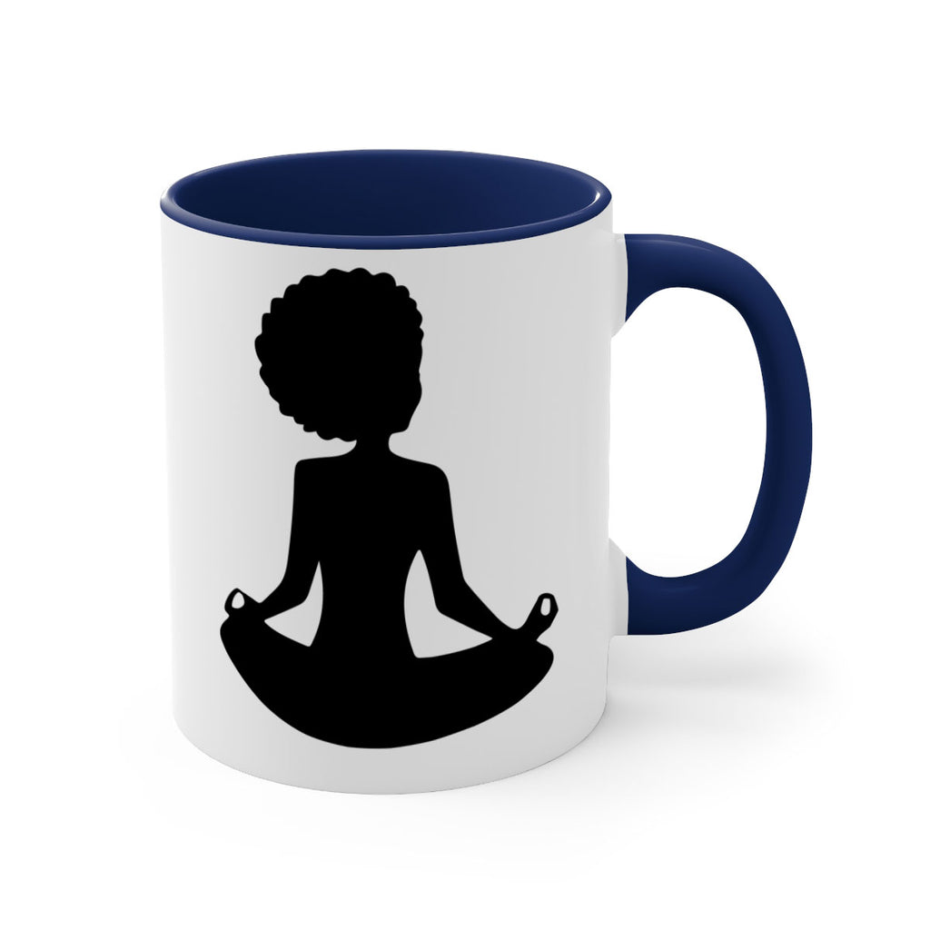 black woman sitting 8#- Black women - Girls-Mug / Coffee Cup