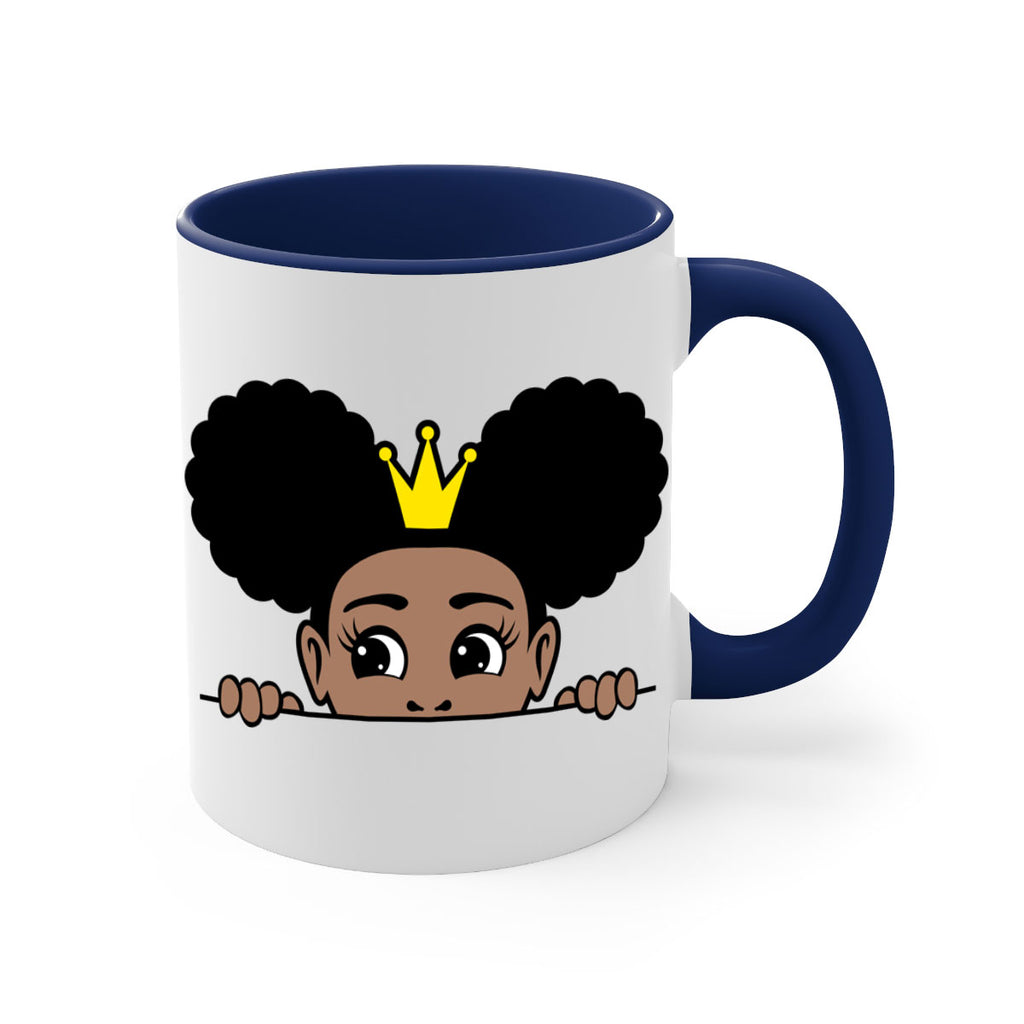 crown afro puffs 51#- Black women - Girls-Mug / Coffee Cup