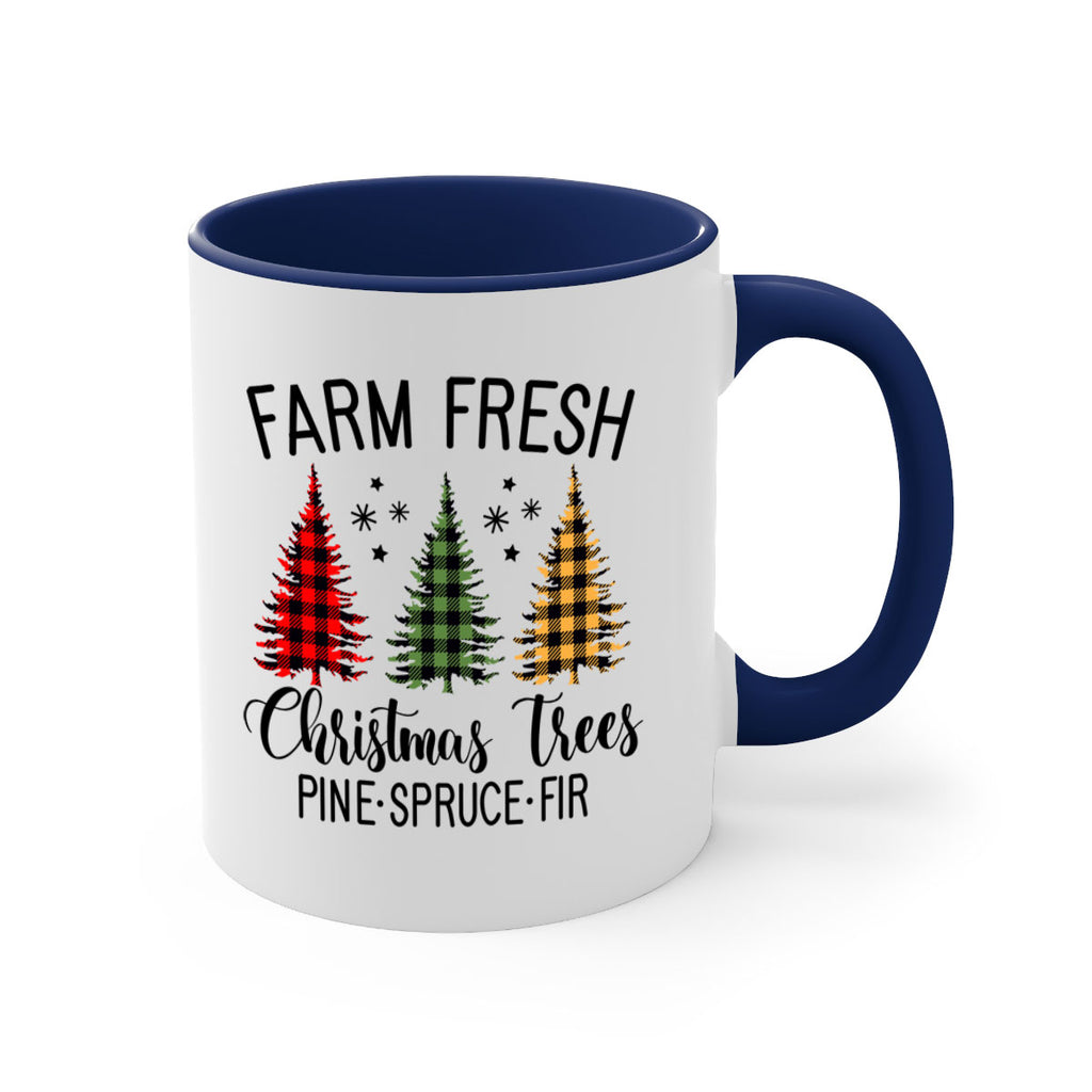 farm fresh christmas trees style 206#- christmas-Mug / Coffee Cup