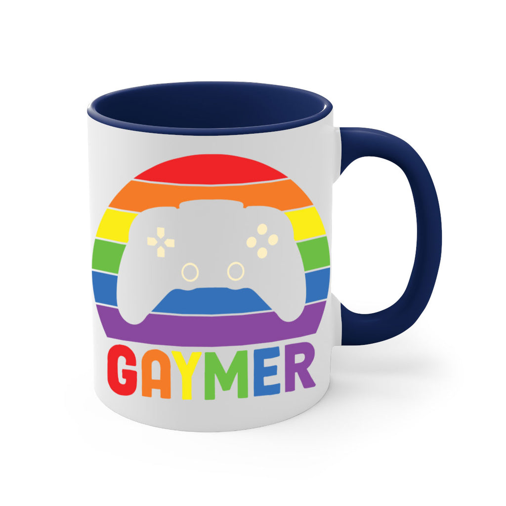gaymer lgbt gamer rainbow flag lgbt 135#- lgbt-Mug / Coffee Cup