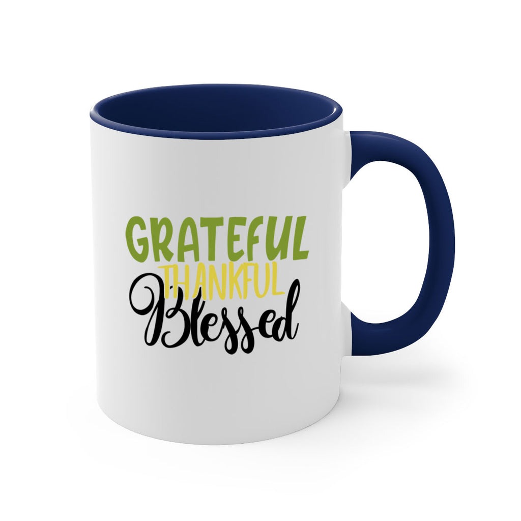 grateful thankful blessed 57#- thanksgiving-Mug / Coffee Cup