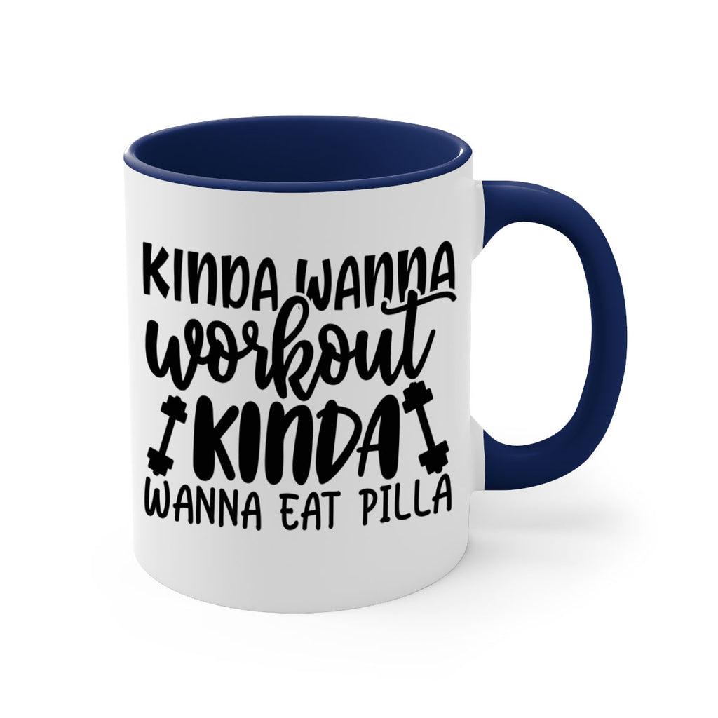 kinda wanna workout kinda wanna eat pilla 37#- gym-Mug / Coffee Cup