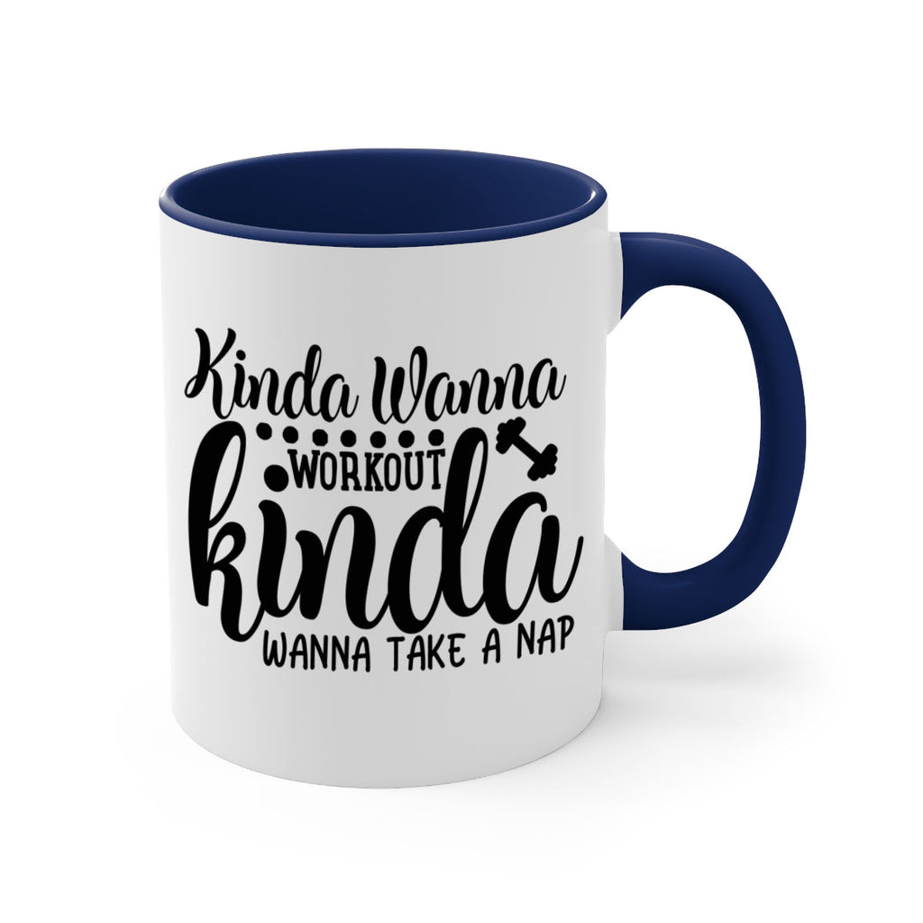 kinda wanna workout kinda wanna take a nap 33#- gym-Mug / Coffee Cup