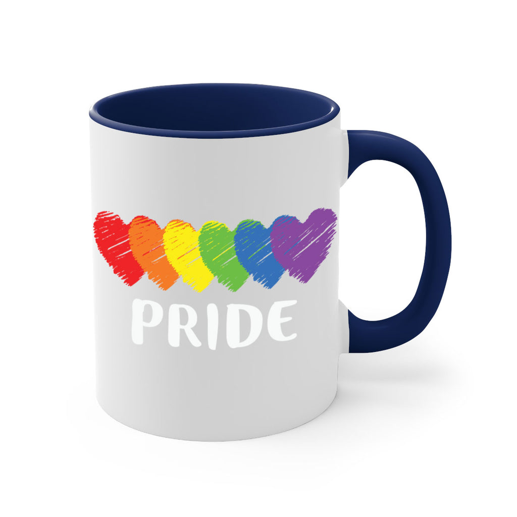 lgbt pride flag rainbow hearts lgbt 99#- lgbt-Mug / Coffee Cup