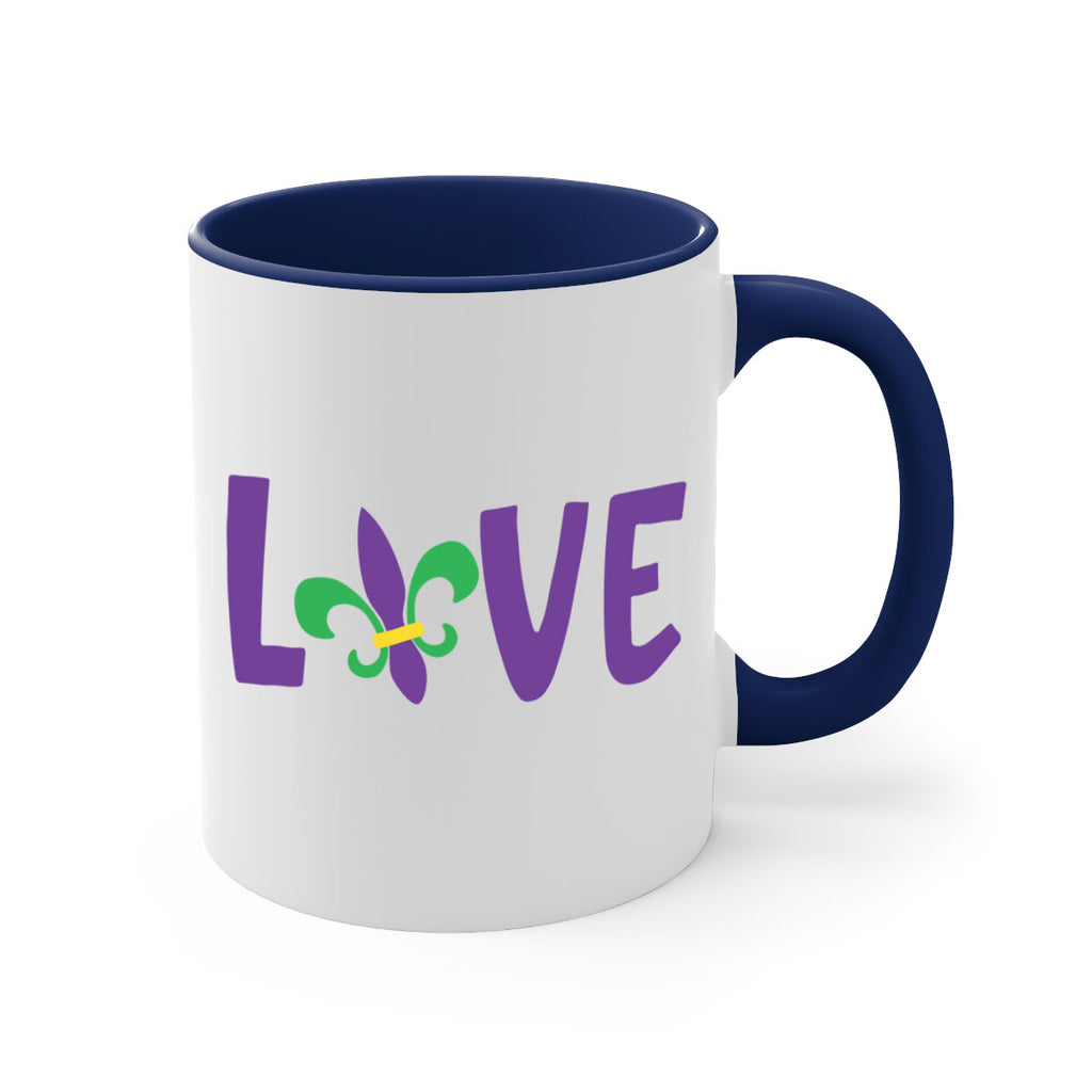 love 80#- mardi gras-Mug / Coffee Cup