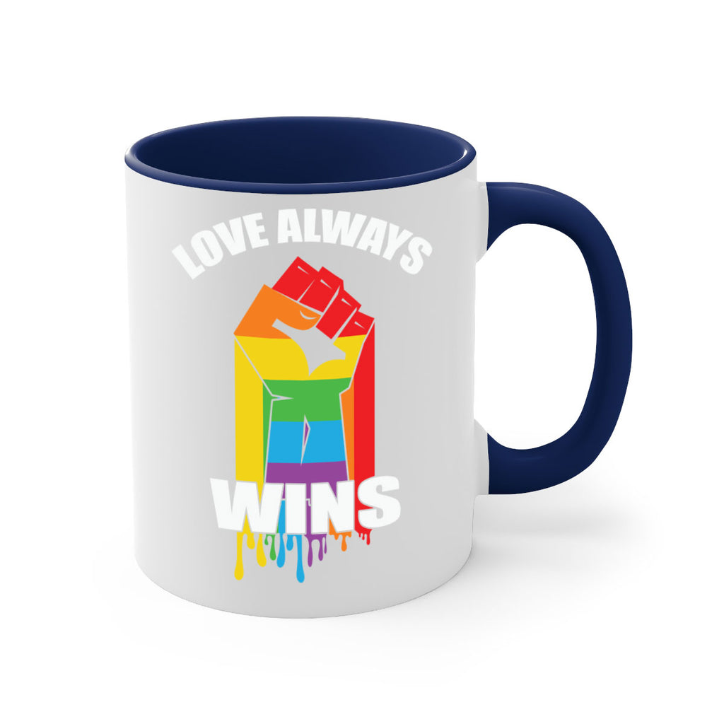 love always wins lgbt fist lgbt 87#- lgbt-Mug / Coffee Cup